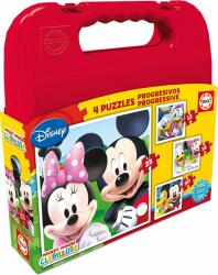 Educa Puzzle in cutie Educa 4 in 1 -Mickey Mouse Club House (EDU16505) Puzzle