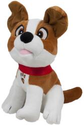 Amek Toys Jucărie de pluș Amek Toys - Câine cu lesă, maro și alb, 18 cm (040219-2)