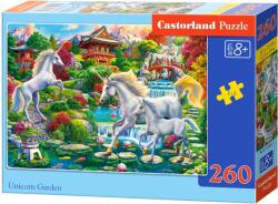 Castorland Puzzle Castorland din 260 de piese - Grădina unicornilor (В-27590-1)