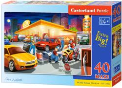Castorland Puzzle Castorland din 40 XXL de piese - La benzinarie (B-040377-1) Puzzle