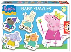 Educa Puzzle pentru bebelusi Educa 5 in 1 - Peppa Pig si prietenii (EDU15622) Puzzle