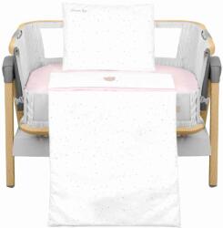 KikkaBoo Dream Big Set de dormit cu 3 piese pentru pătuț mini, roz (41101030166)