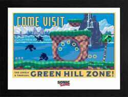 GB eye Afiș înrămat GB eye Games: Sonic the Hedgehog - Green Hill Zone (GBYDCO288)