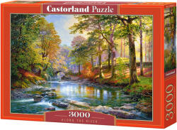Castorland Puzzle Castorland din 3000 de piese - De-a lungul raului (C-300532-2) Puzzle