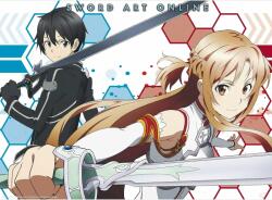 GB eye Mini poster GB eye Animation: Sword Art Online - Asuna & Kirito 2 (ABYDCO714)