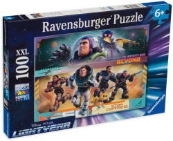 Ravensburger Puzzle Ravensburger din 100 XXL de piese - Aventurile Războinicului (13340) Puzzle
