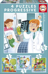 Educa Puzzle Educa 4 in 1 - I want to Be (EDU17146) Puzzle