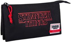 Kstationery Servieta Stranger Things - Friends Forever, cu 1 fermoar și 3 compartimente (67608)