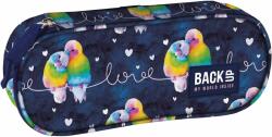BackUP Penar școlar oval BackUp A - Lovebirds (92741) Penar