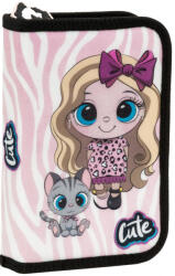 DERFORM Penar școlar Derform Best Friends 10 - Cu 1 fermoar (95469) Penar