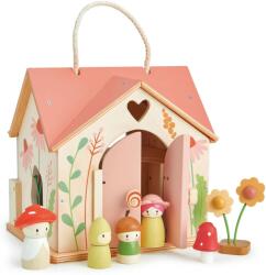 Tender Leaf Casă de păpuși din lemn Tender Leaf Toys - Rosewood Cottage, cu figurine (TL8381)
