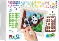 Pixelhobby Set creativ cu cadru și pixeli Pixelhobby - XL, Panda (12091)