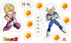 Abysse Corp ABYstyle Animation: Dragon Ball Z - Gohan & Trunks Set de autocolante (ABYDCO875)