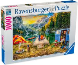 Ravensburger Puzzle Ravensburger din 1000 de piese - Camping (16994) Puzzle