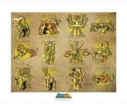 Abysse Corp Art print ABYstyle Animation: Saint Seiya - Gold Signs (Limited Edition) (ABYART005)