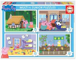 Educa Puzzle Educa 4 in 1 - Peppa Pig (EDU18645) Puzzle