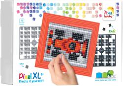 Pixelhobby Set creativ cu cadru și pixeli Pixelhobby - XL, Mașină de curse (12095)