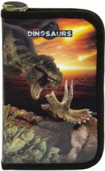 DERFORM Penar școlar echipat Derform Dinosaur 18 - Cu 1 fermoar (PWJDN18) Penar