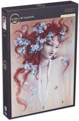 Grafika Puzzle Grafika din 1000 de piese - Fata cu floarea-soarelui (32549) Puzzle