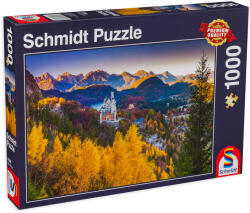 Schmidt Spiele Puzzle Schmidt din 1000 de piese - Neuschwanstein în toamnă (57390) Puzzle