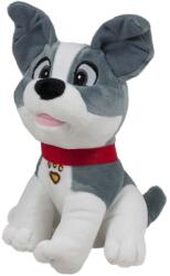 Amek Toys Jucărie de pluș Amek Toys - Câine cu lesă, gri și alb, 18 cm (040219-3)