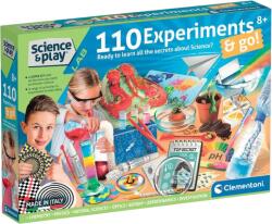 Clementoni Set de știință Clementoni Science & Play - Laborator de știință, 110 experimente (61546)