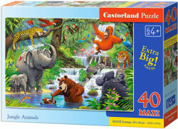 Castorland Puzzle Castorland din 40 XXL de piese - Animale in jungla (B-040315) Puzzle