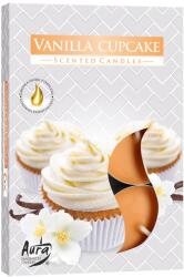 BISPOL Aura - Cupcake cu vanilie, 6 bucăți (p15-202)