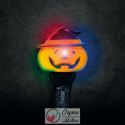 Halloween-i LED lámpa - tök - elemes