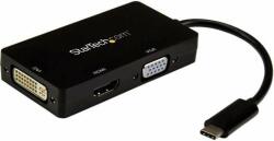StarTech Accesoriu laptop startech USB C - HDMI USB C - VGA USB C - DVI negru (CDPVGDVHDBP) (CDPVGDVHDBP)