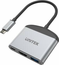 Unitek USB-C la HDMI 8K, USB-A, USB-C 100W Stație/Replicator (D1102A) (D1102A)