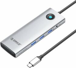 Orico Stație/Replicator Orico 10 în 1 USB-C (PW11-10P-SV-EP) (PW11-10P-SV-EP)