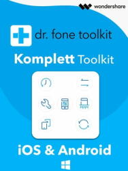 Wondershare Dr. Fone - Toolkit complet pentru PC 5 Dispozitive macOS 5 unități / 1 an (P25421-01)