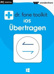 Wondershare Dr. Fone Transfer dispozitive iOS 5 Windows 5 unități / 1 an (P25376-01)