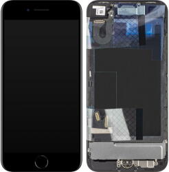 Apple Piese si componente Display cu Touchscreen Apple iPhone SE (2022), cu Rama, Negru, Service Pack 661-26353 (661-26353) - pcone