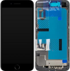 Apple Piese si componente Display cu Touchscreen Apple iPhone 7 Plus, cu Rama, Negru, Service Pack 661-07297 (661-07297) - pcone