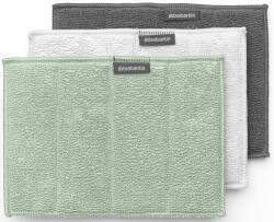 Brabantia Set de 3 lavete din microfibră Brabantia - SinkSide, grey/green (1005612)