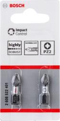 Bosch Impact Control 25mm PZ2 2pc (2608522401) Set capete bit, chei tubulare