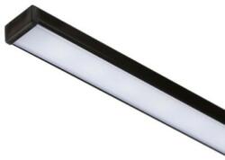 Rendl LED PROFILE G felületre szerelhető 1m fekete matt akrilát/alumínium (R14087)