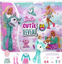 Mattel Barbie Cutie Reveal Calendarul Advent 2023 (25HJX76) Papusa Barbie