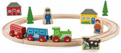 Bigjigs Toys Prima mea cale de tren 19 părți (DDBJT010)