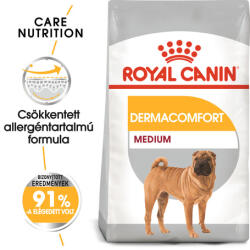 Royal Canin Medium Dermacomfort - Száraz táp bőrirritációra hajlamos, közepes testű felnőtt kutyák részére (2 x 12 kg) 24 kg