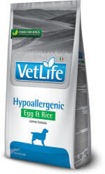 Vet Life Natural Diet Dog Hipo Egg & Rice 2 kg