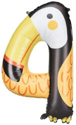 PartyDeco S. r. o 4. szám, fólia lufi, Tucán, 90 cm