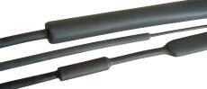 Tracon Zsugorcső fekete gyantás 12mm/ 3mm-átmérő 1m 4: 1-zsugor közepes falú melegzsugor Tracon ZS12/3R (ZS12/3R)