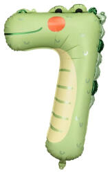 PartyDeco S. r. o 7. szám, fólia lufi, Krokodil, 90 cm