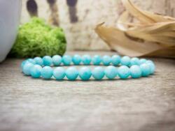 R. M. ékszer Amazonit ásvány karkötő (7566-RM-16)
