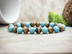 R. M. ékszer A vadonban vegyes ásvány karkötő (5817-RM-18)