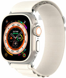 DuxDucis Curea textila DuxDucis Sports GS compatibila cu Apple Watch 4/5/6/7/8/SE 38/40/41mm White (6934913026885)