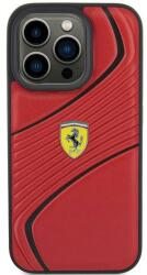 Ferrari Carcasa Ferrari Twist Metal Logo compatibila cu iPhone 15 Pro Red (3666339170974)